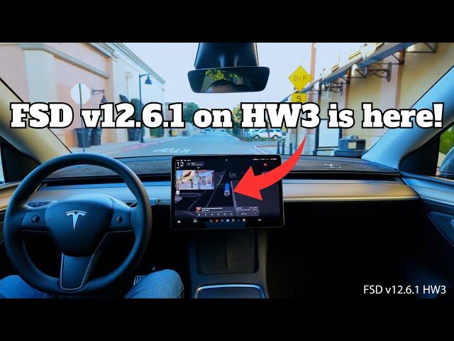 Tesla FSD v12.6.1 HW3 First Drive! So Much Better!