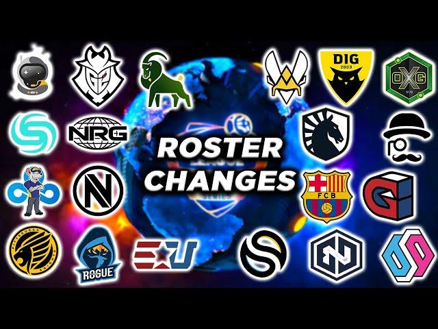 EVERY RLCS X ROSTER CHANGE | All NA & EU RLCS ROSTERS LOCKED FOR RLCS10