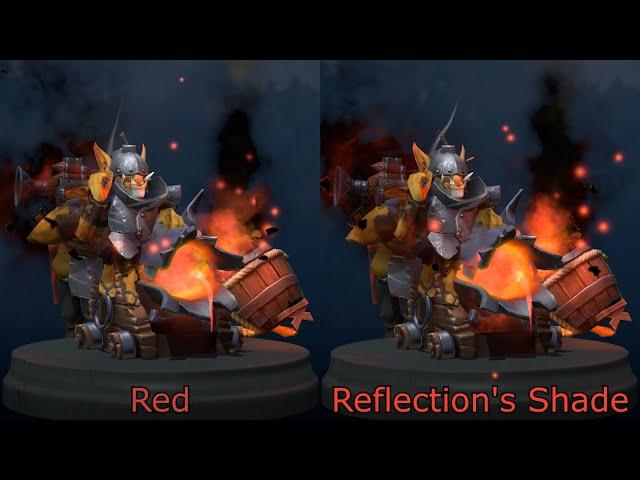 Techies Arcana | Red VS Reflection's Shade Prismatic Gem | Swine of the Sunken Galley Comparison