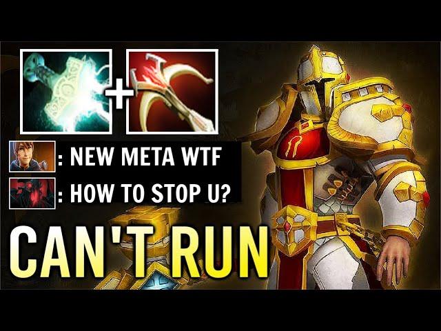 NEW META Mjollnir + Daedalus Omniknight Carry vs Cancer Marci Insane DMG Delete All Enemies Dota 2