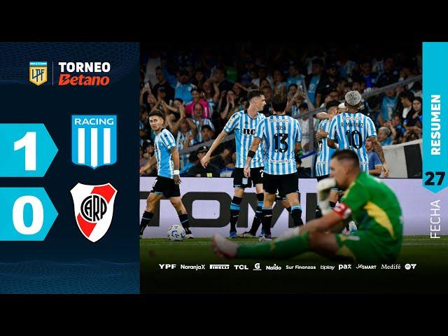 RACING 1 - 0 RIVER I Resumen del partido | #TorneoBetano 2024