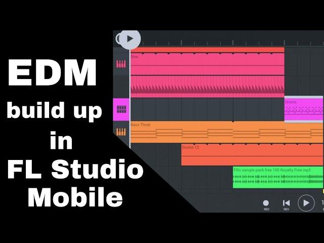 how to make edm build up in fl studio mobile [Mobile Studio]2021