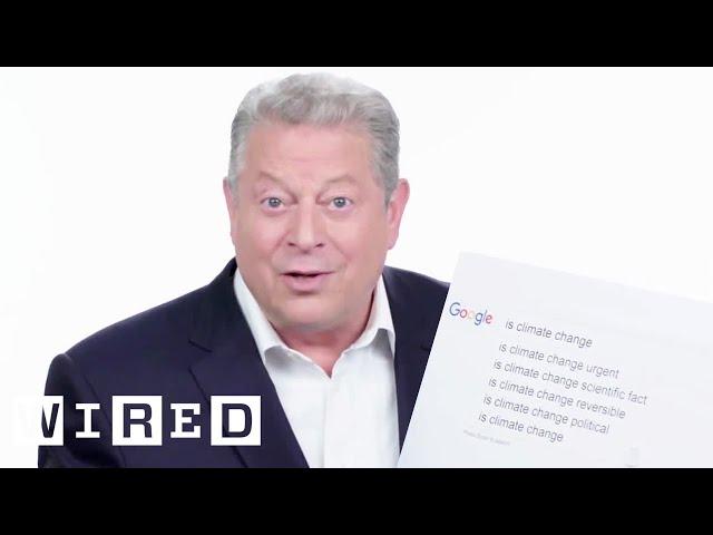 Al Gore Answers the Web's Most Searched Questions on Climate Change | WIRED