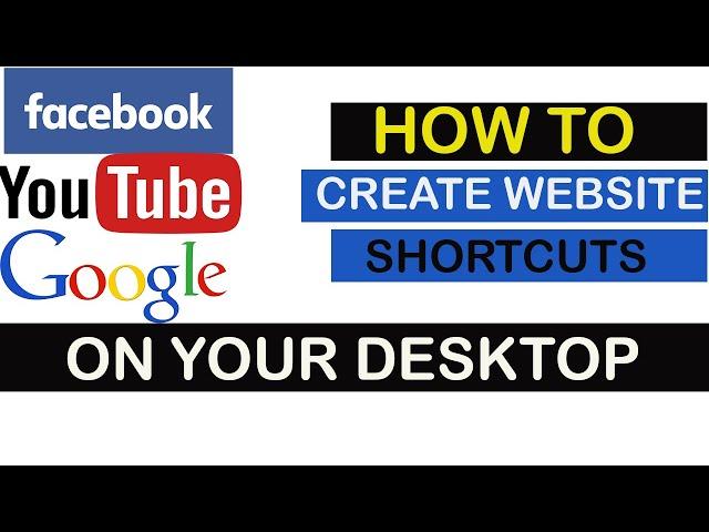 How to Create Shortcuts to Website on Your Desktop || SP SKYWARDS