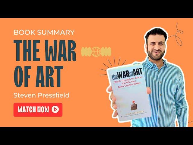 The War of Art by Steven Pressfield - Book Summary Explained In 2 minutes | FastAndCurious.art
