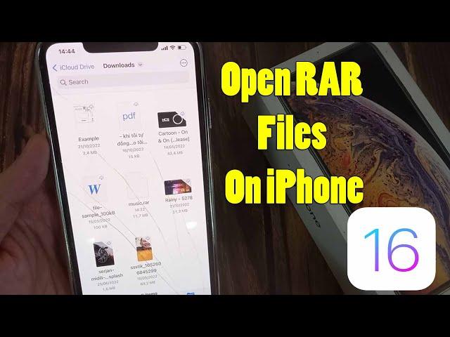 How To Open RAR Files On iPhone! [Extract .RAR] | iOS 16