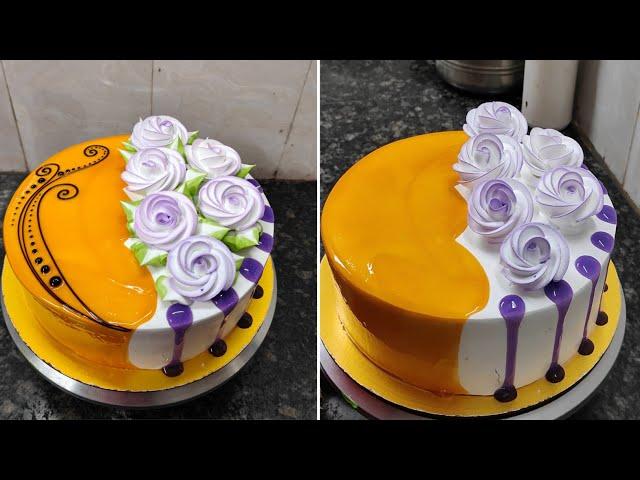 Simple and Easy Birthday Cake Ideas 2024 |Butter Scotch Birthday Cake Design