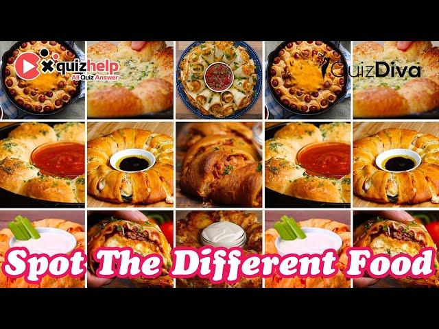 Spot The Different Food Quiz Answers | Earn +4 Rbx | Quiz Diva