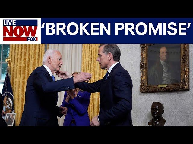 Biden pardons Hunter Biden, reversing promise