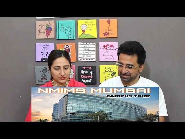 Pak Reacts Nmims Mumbai Campus Tour | Nmims Mumbai College Campus Full Tour Vlog | Maurya Mangal