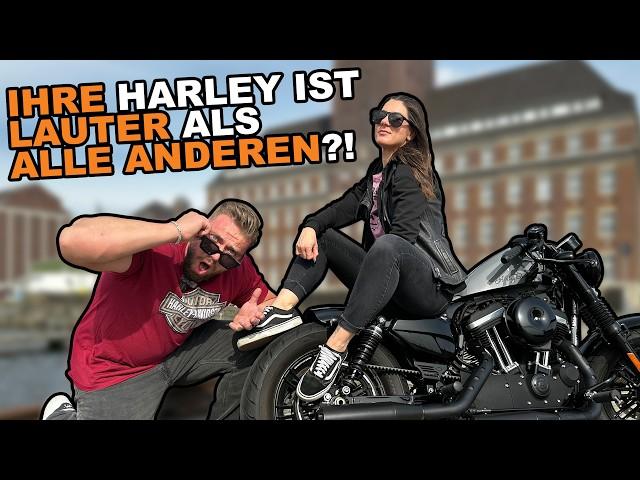 FRAU mit SPORTSTER ist LAUTER als 99% aller HARLEY-Fahrer?! - FLEX MY RIDE #17