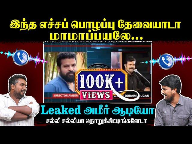 இந்த எச்சப் பொழப்பு தேவையாடா மாமாப்பயலே | Leaked அமீர் ஆடியோ | சல்லி சல்லியா நொறுக்கீட்டீங்களேடா