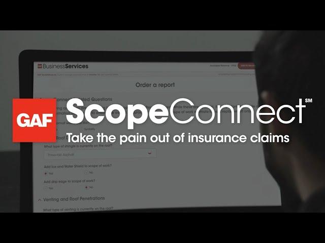 Introducing GAF ScopeConnect℠ | GAF Roofing