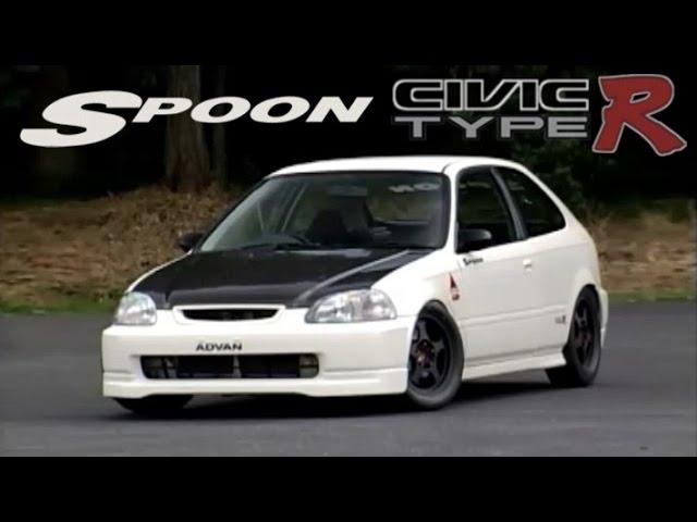 [ENG CC] Spoon Civic Type R EK9 260HP 900kg - full lap ONBOARD Tsukuba