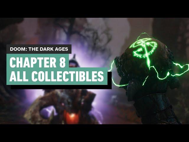Doom: The Dark Ages - Chapter 8 Abyssal Forest | All Collectibles (Gold, Upgrades, Secret Areas)