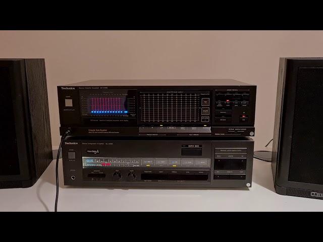 Technics SH-8066 Stereo Graphic Equaliser Demonstration