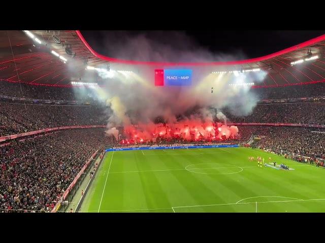 Champions League Anthem + Entrance || FC Bayern Munich vs FC Arsenal 1:0 || Allianz Arena