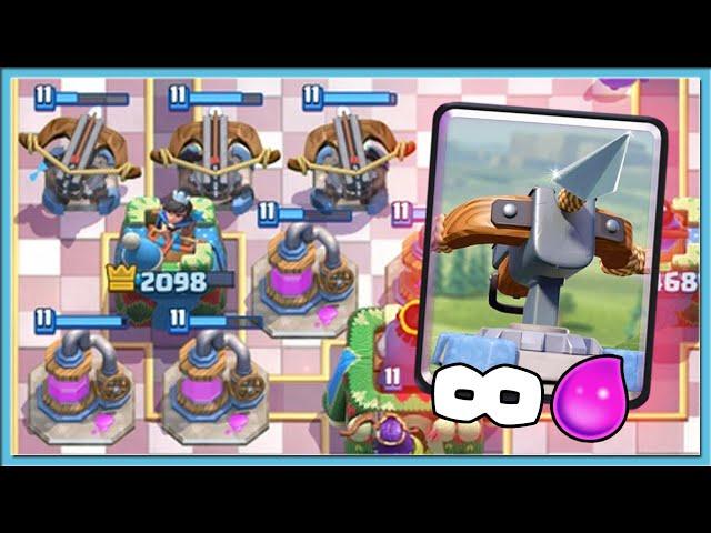  INFINITE X-BOW! CHEAT DECK IN CLASH ROYALE