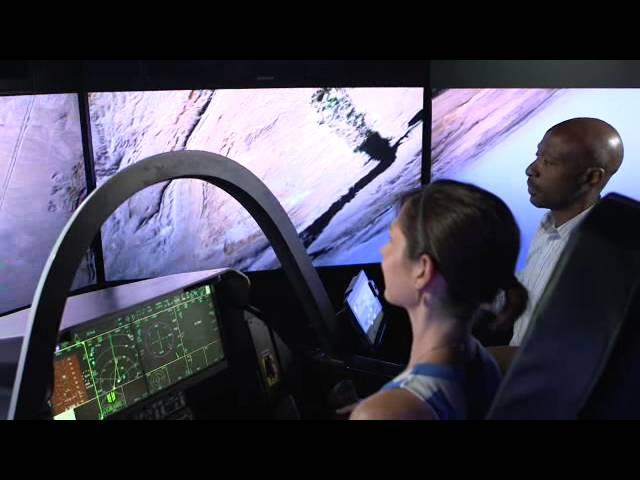 Inside the F-35 Cockpit Simulator