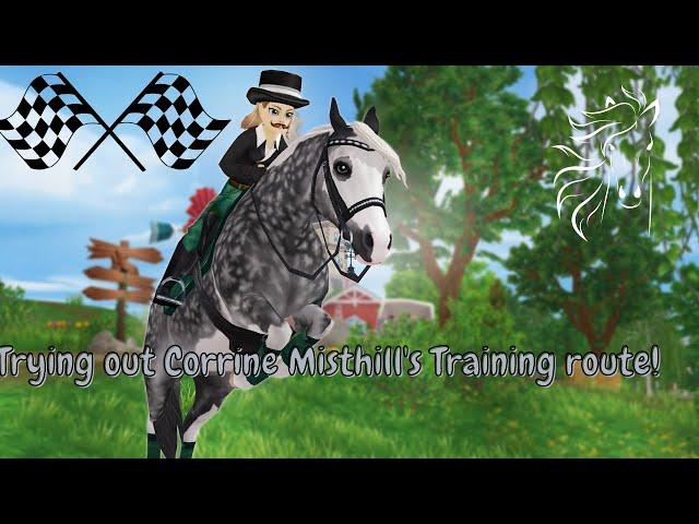 ||Trying out Corrine Misthill's Training Route!|| Star Stable Training||