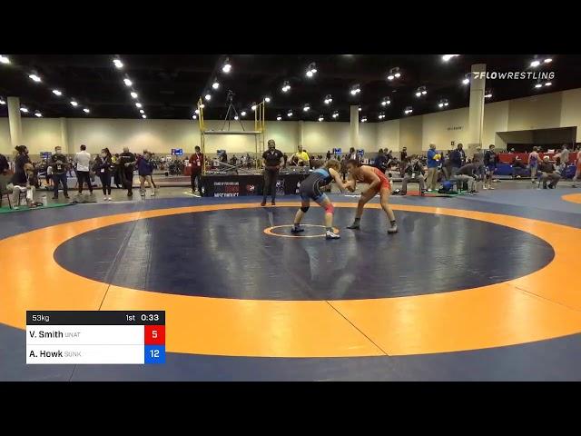53 Kg 5th Place Victoria Smith Unattached Vs Alisha Howk Sunkist Kids Wrestling Club 2