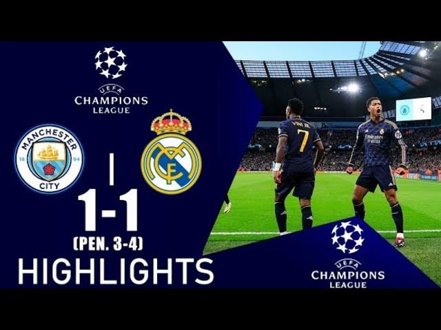 Man City vs Real Madrid (1-1) | Extended Highlights & Penalty Shootout | Champions League 2023/24