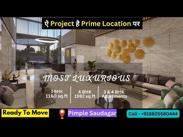 3 BHK & 4 BHK Flats P K Hillcrest sale In Pimple Saudagar   #PCMC #Mumba #pune