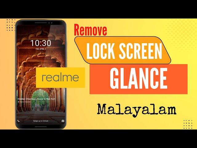 Disable Glance Lock Screen | Remove Glance | Android | Malayalam