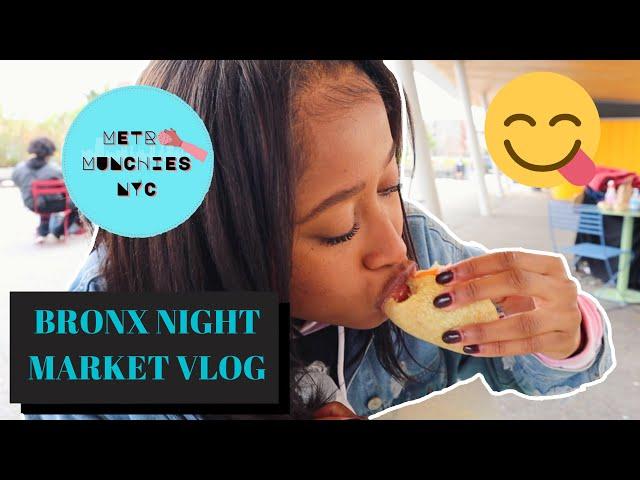 Trying Foods at The Bronx Night Market