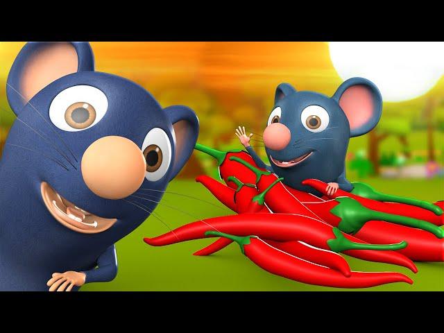 Funny Rats and Red Chillies Tamil Story எலிகள் மற்றும் சிவப்பு மிளகாய் 3D Kids Moral Stories