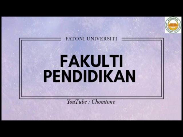 Fakulti pendidikan [Ftu]