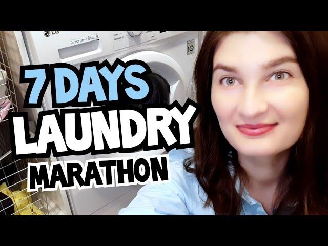 WHOLE WEEK LAUNDRY WITH ME / WASH WITH ME / Extreme laundry motivation 2020