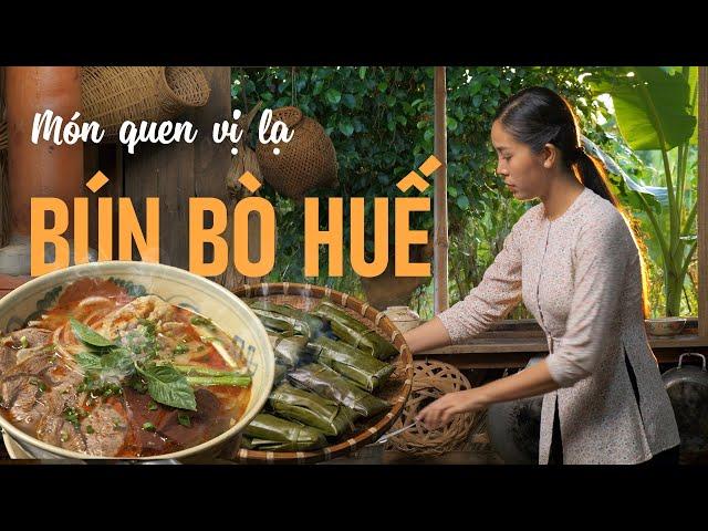 Lần đầu nấu BÚN BÒ HUẾ, ôn lại kỷ niệm bên gia đình - Khói Lam Chiều #164 | Hue Beef Noodle Soup