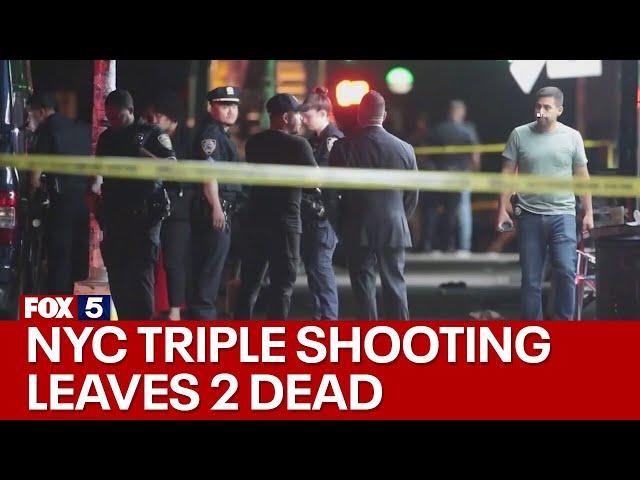 NYC triple shooting leaves 2 dead