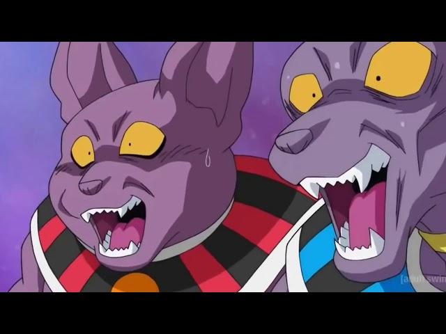 Beerus Being Scared of Zeno For a Solid 7 Minutes