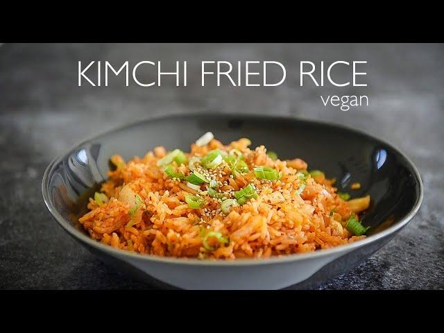 Easy Kimchi Fried Rice Recipe | SUPER FAST + SUPER TASTY!