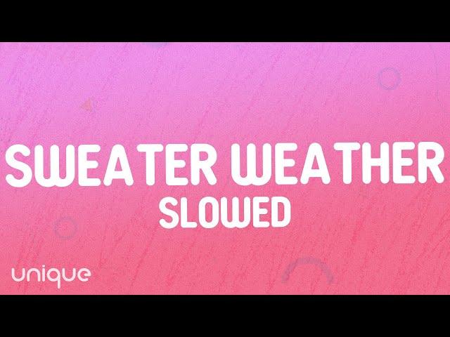 The Neighbourhood - Sweater Weather (Slowed/Lyrics)
