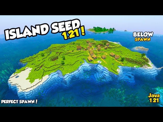 Minecraft 1.21  ISLAND Village Seed ! (At Spawn) #shorts #minecraft #minecraftjava  #minecraftseeds