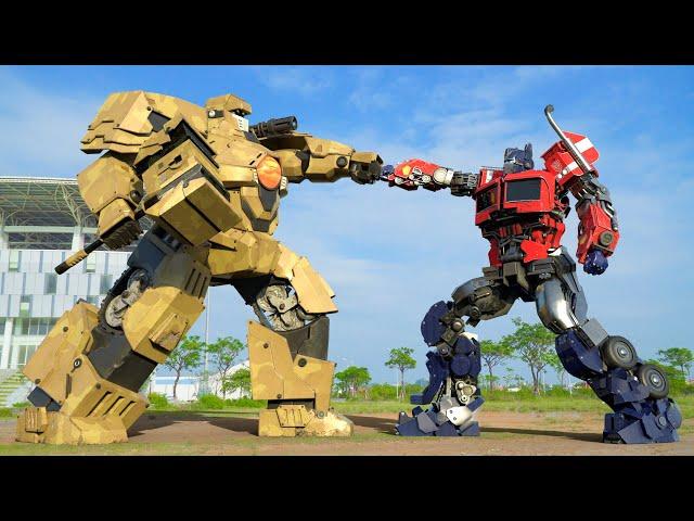 Optimus Prime vs Jaguar Robot & The Decepticons Final Battle | Transformers One (2024) 4K UHD Scene