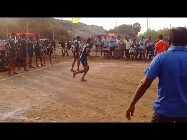 KABADDI GAMES ARE HELD FOR CHINNA GATTU JATHARA AT NALLABANDA GUDEM NEAR TO KODADA