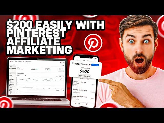 Earn $205 Per DAY Using Pinterest Affiliate Marketing