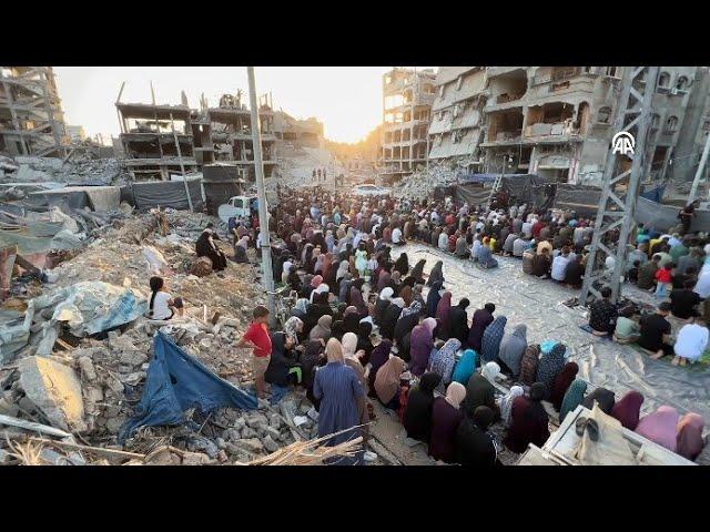 Eid al-Adha prayers in Gaza