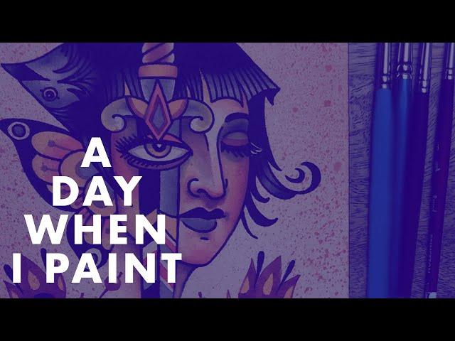A Day When I Paint Flipthrough