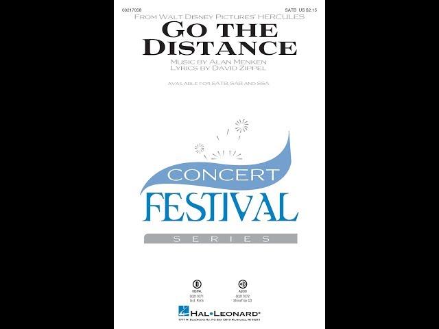 Go the Distance (SATB Choir) - Arranged by John Leavitt