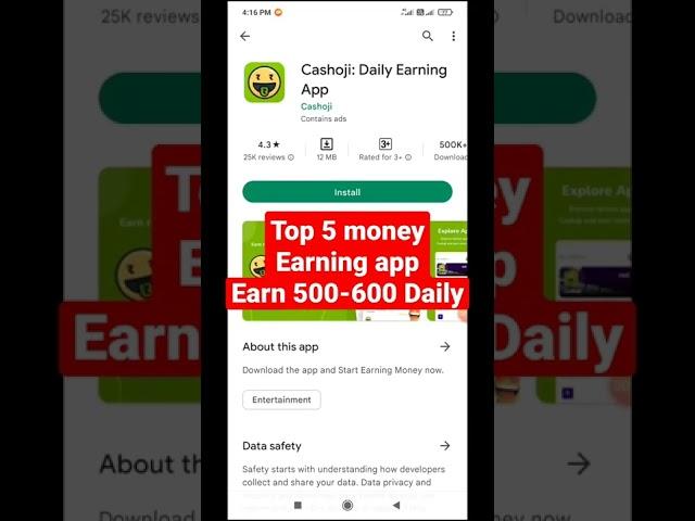 top 5 money Earning app 