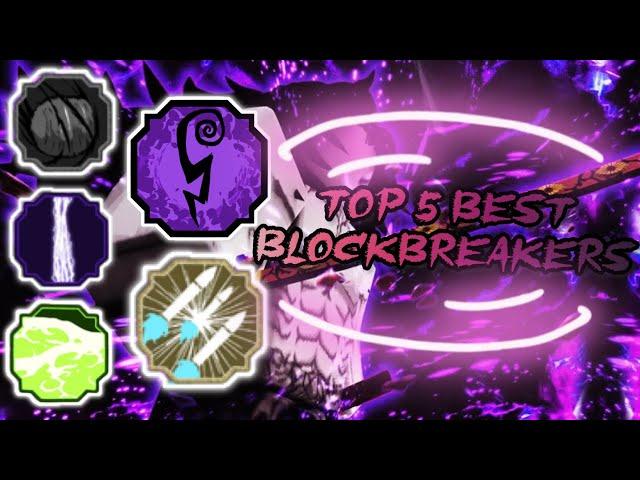 Top 5 Best Block Breakers V2| 1000 Subs  |Shindo Life