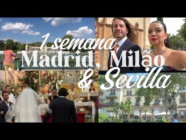 VLOG EUROPA: Casamento Cesca, Feira de Design de Milão a convite da Melissa e full tour de Madrid