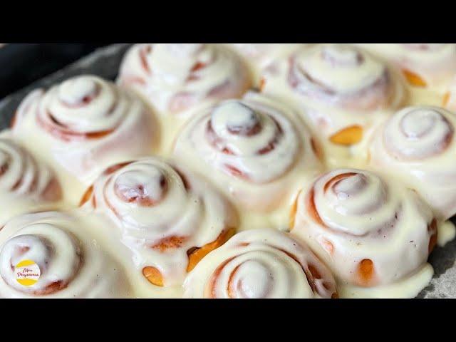 The Most Delicious Custard Buns! Delicate CINNABONS!