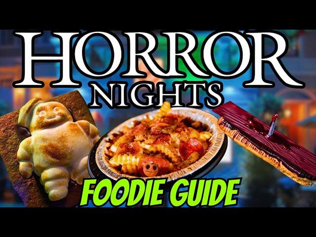 2024 Halloween Horror Nights Foodie Guide!  Best & Worst Items at HHN 33