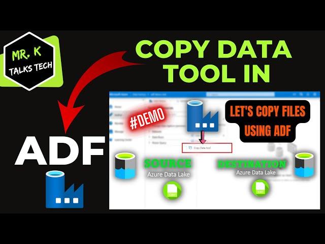 5. COPY Data using Azure Data Factory COPY DATA TOOL option | ADF Tutorials for beginners | ADF